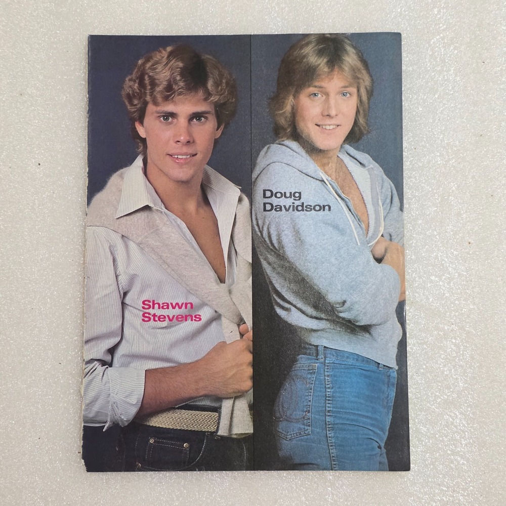 Shawn Stevens Doug Davidson Christopher Rich vintage color poster 8x10 1980s